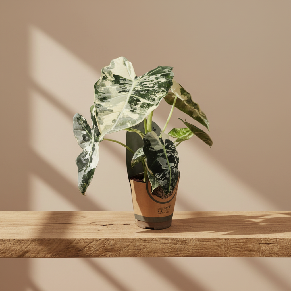 Alocasia Frydek Variegada Guía de Cuidados Completa