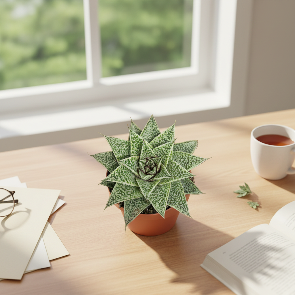 Plantas pequeñas para escritorio: decoración minimalista y natural