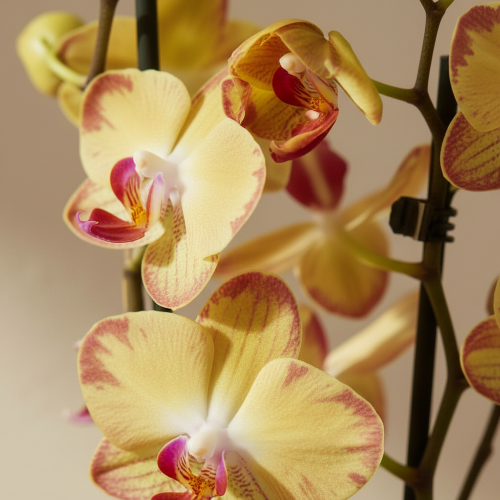 orquidea phalaenopsis amarilla