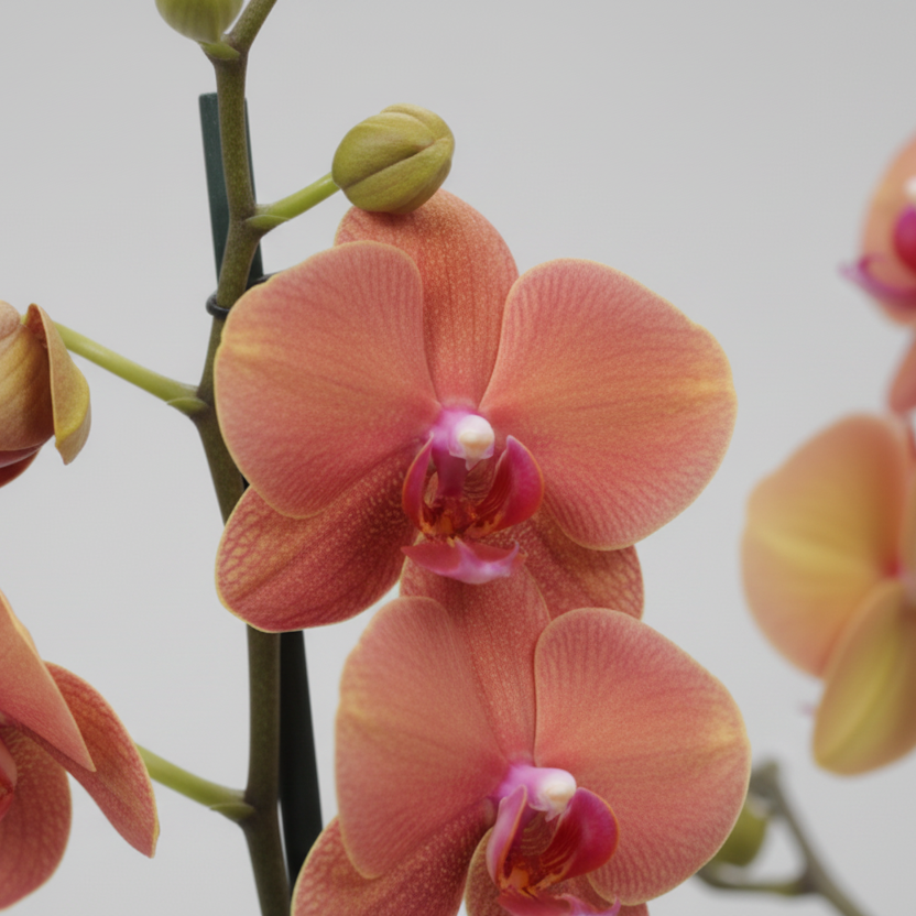 orquidea phalaenopsis naranja