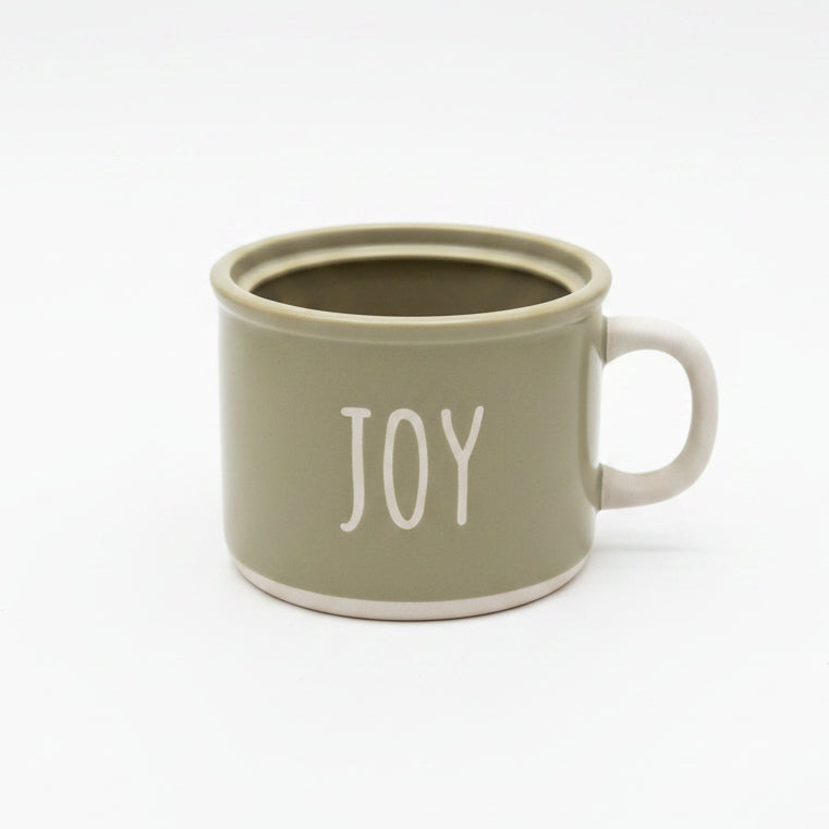 maceta taza joy cerámica