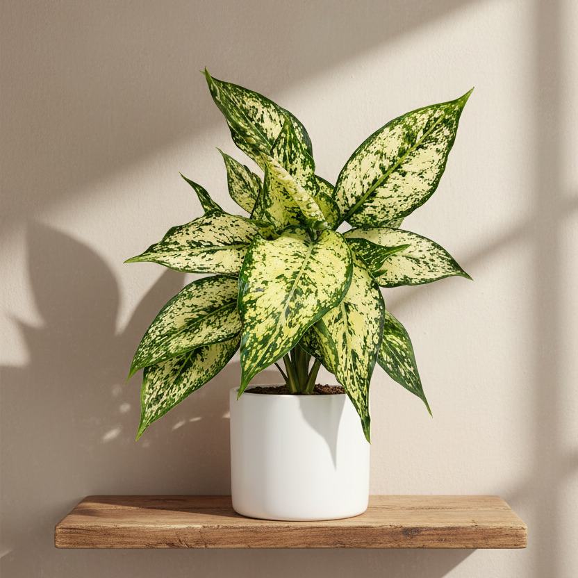 aglaonema white kiwi planta