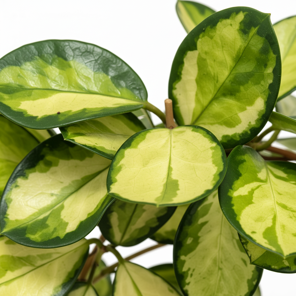 planta hoya carnosa, hoya verde, hoya de interior