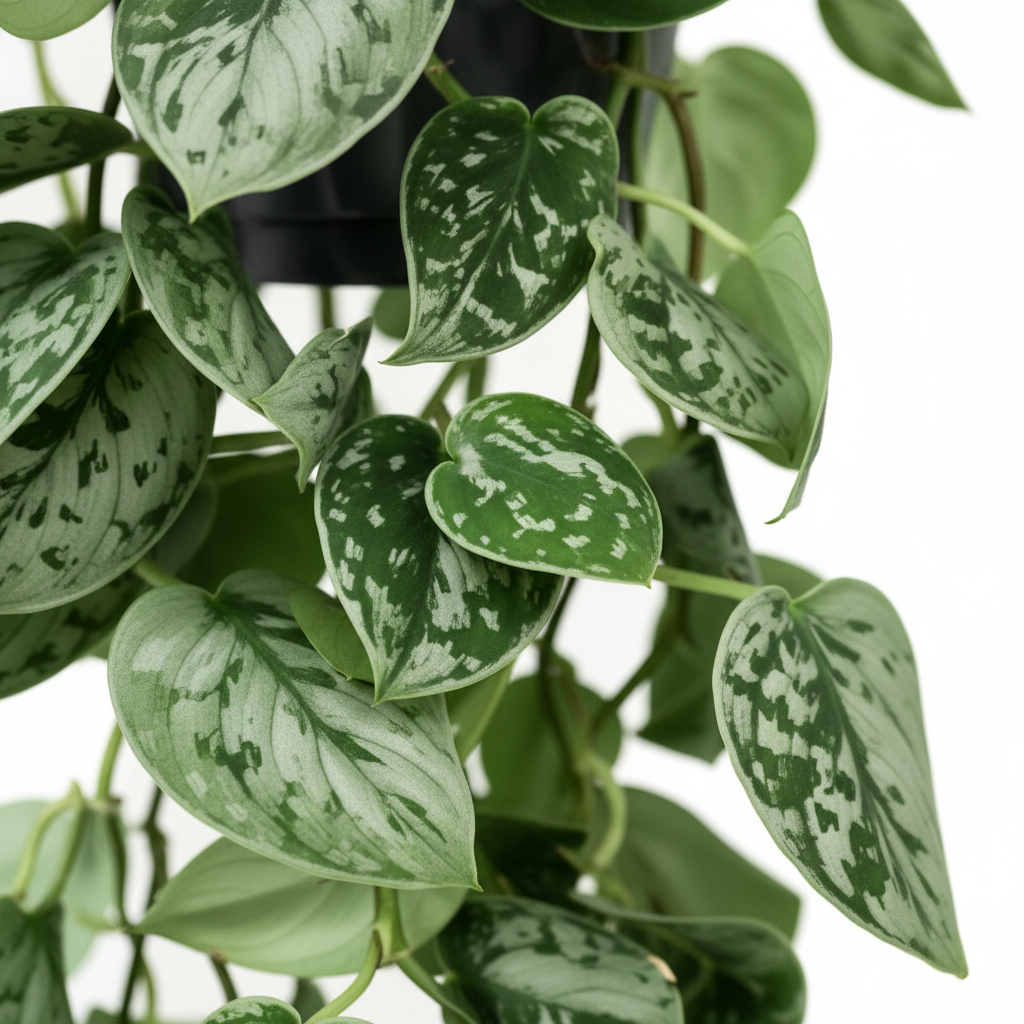 scindapsus plateado, scindapsus planta colgante