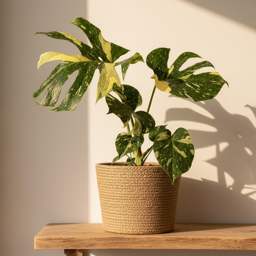 monstera thai constellation variegada