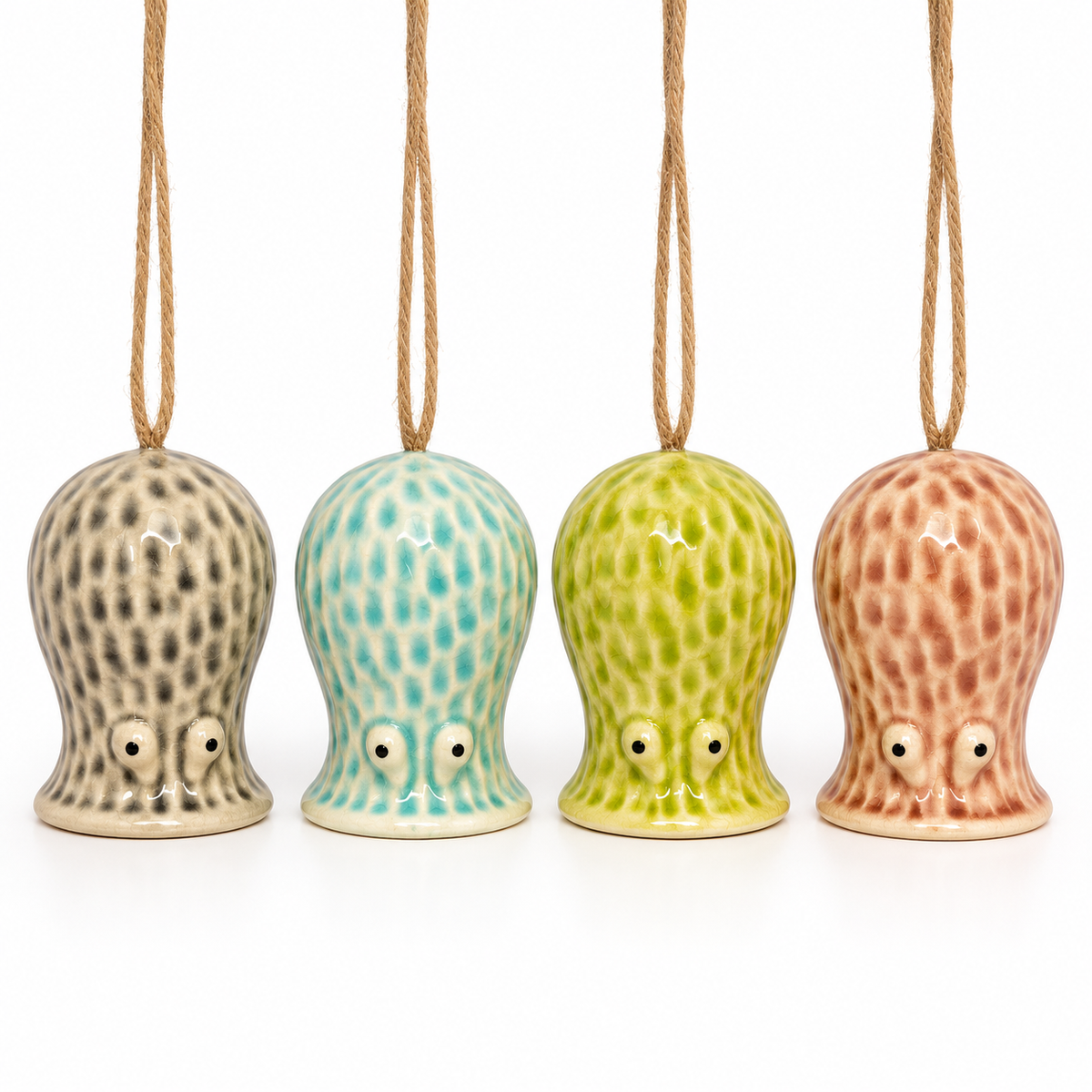 soporte pulpo colores ceramica planta de aire
