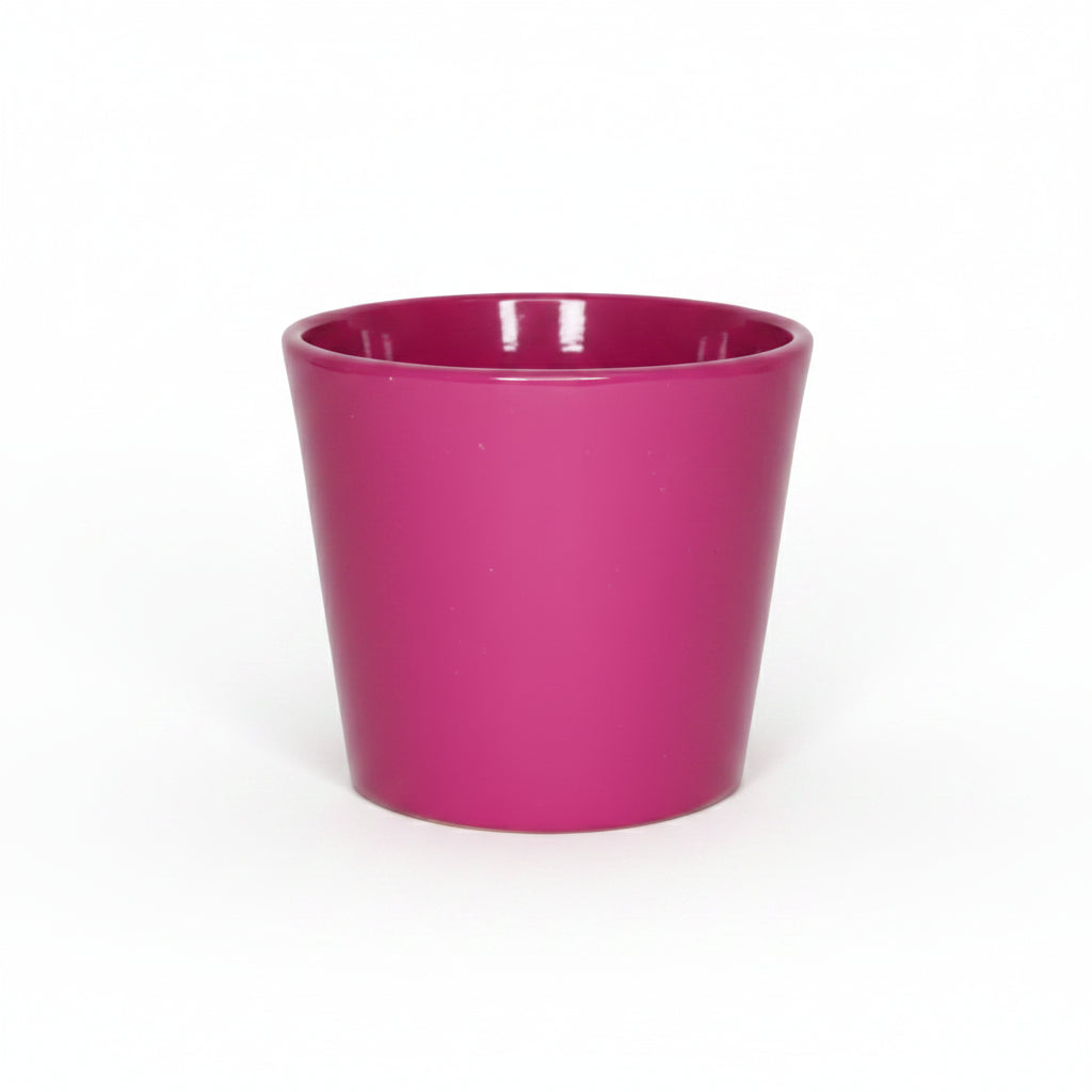 Macetero Basic Fucsia - 12,5 cm