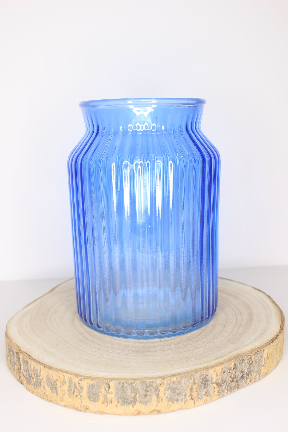 Vaso Vetro Blu M