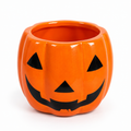 Macetero mini calabaza Halloween para cactus y suculentas