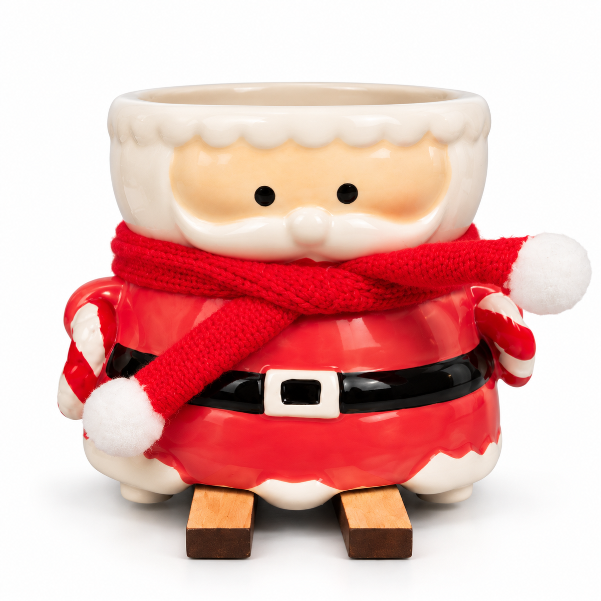 macetero navideño original, maceta para cactus Navidad, macetero para suculentas, decoración navideña con plantas