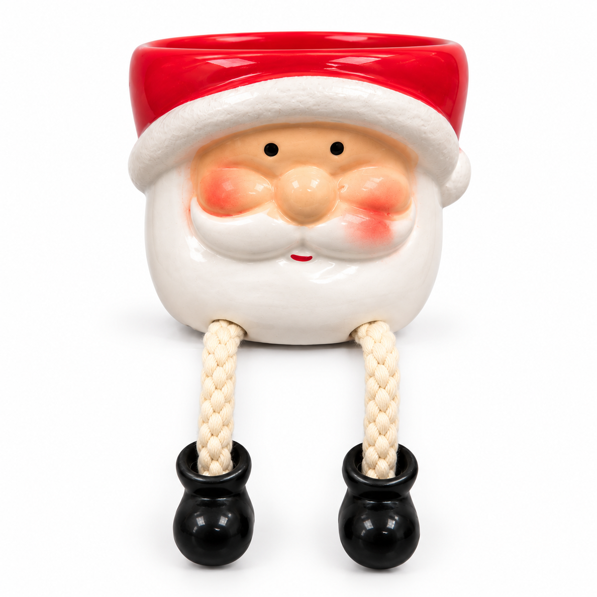 macetero pequeño para suculentas, maceta navideña decorativa, macetero original de Navidad