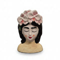 maceta chica floral