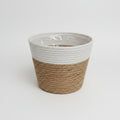 Macetero Yute Natural - 19 cm