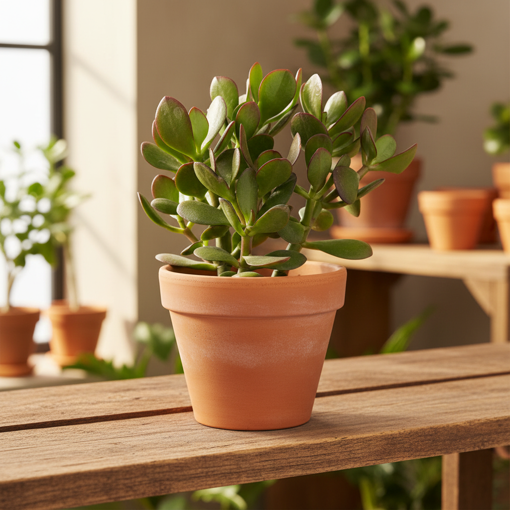 Árbol de Jade Rojo (Crassula Ovata Sunset)