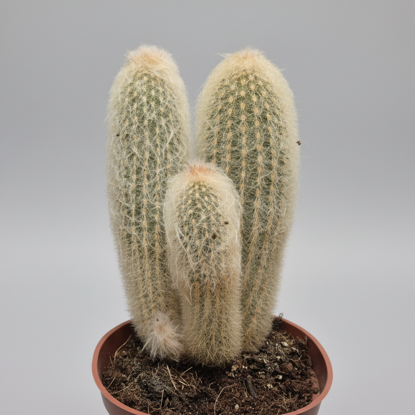 Cactus Espostoa Lanata en maceta elegante