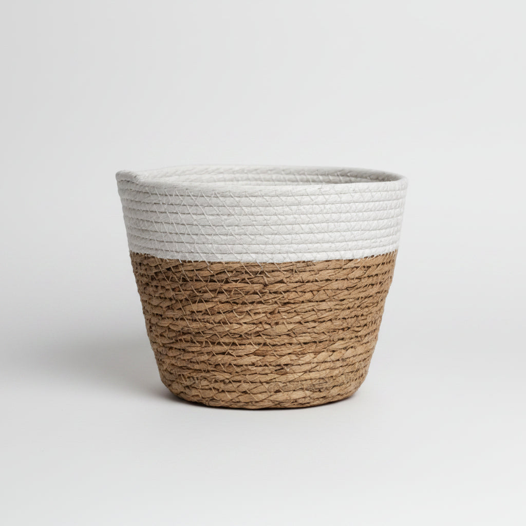 Macetero Yute Natural - 19 cm