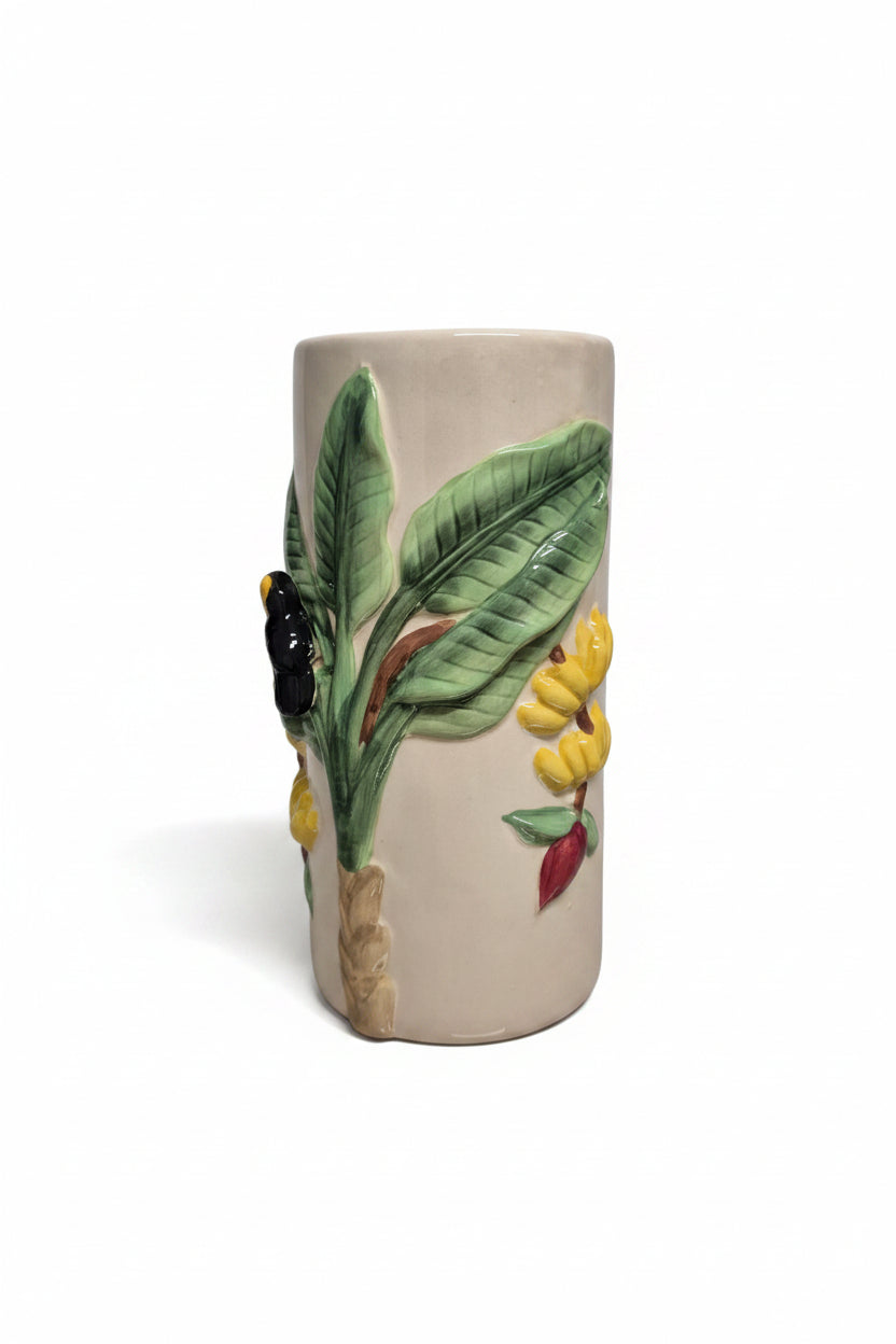 jarron decorativo tropical