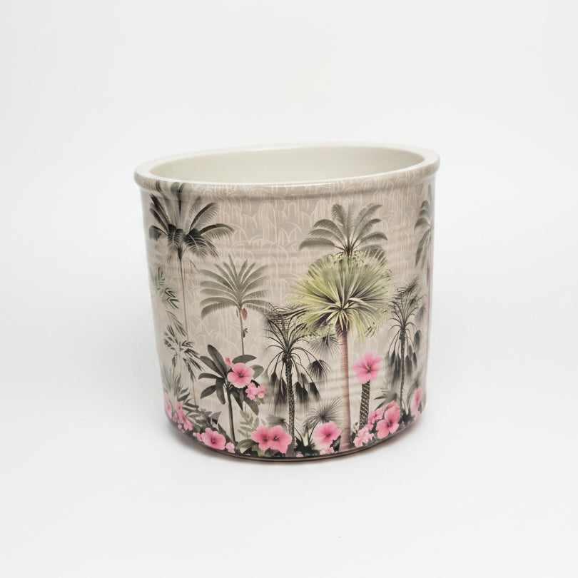 maceta tropical ceramica